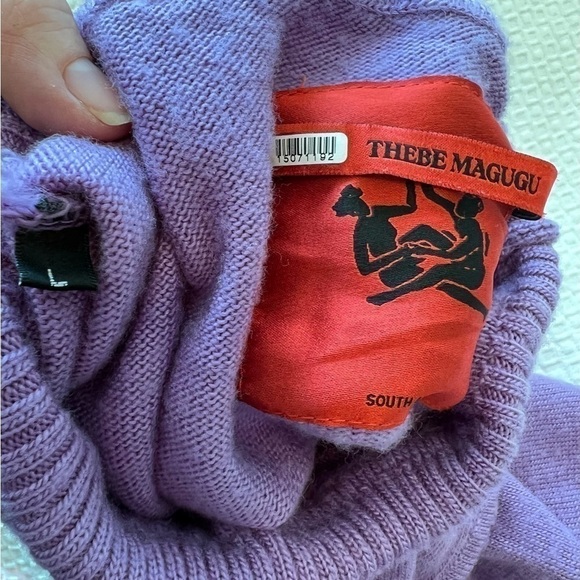 Thebe Magugu Keyhole Handkerchief Hem Dress - Picture 15 of 16